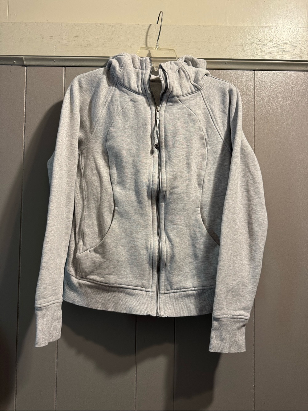 Lululemon Scuba Full Zip light heather gray